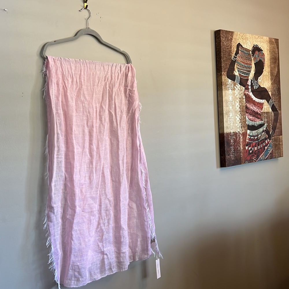 SASSO + SMYTH PINK SCARF